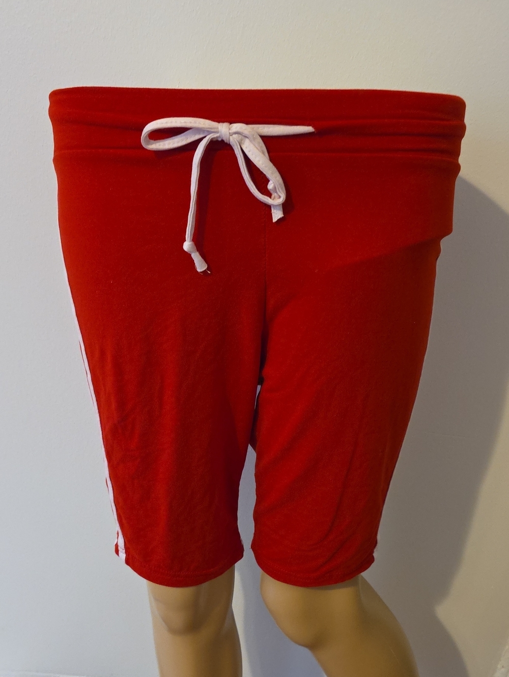 2 Pairs Women’s High-Waist Stretch Bike Shorts - Light Green